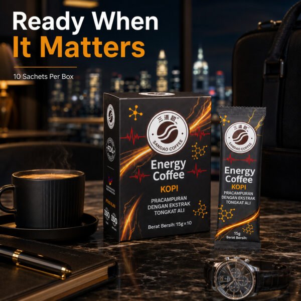 06_应用场景_Evening SANDAO Energy Coffee – 5 Box Personal Supply Pack | 50 Herbal Coffee Sachets