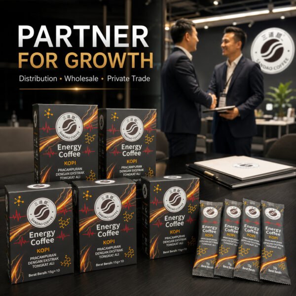 15_B2B_Partner_For_Growth SANDAO Energy Coffee – 5 Box Personal Supply Pack | 50 Herbal Coffee Sachets